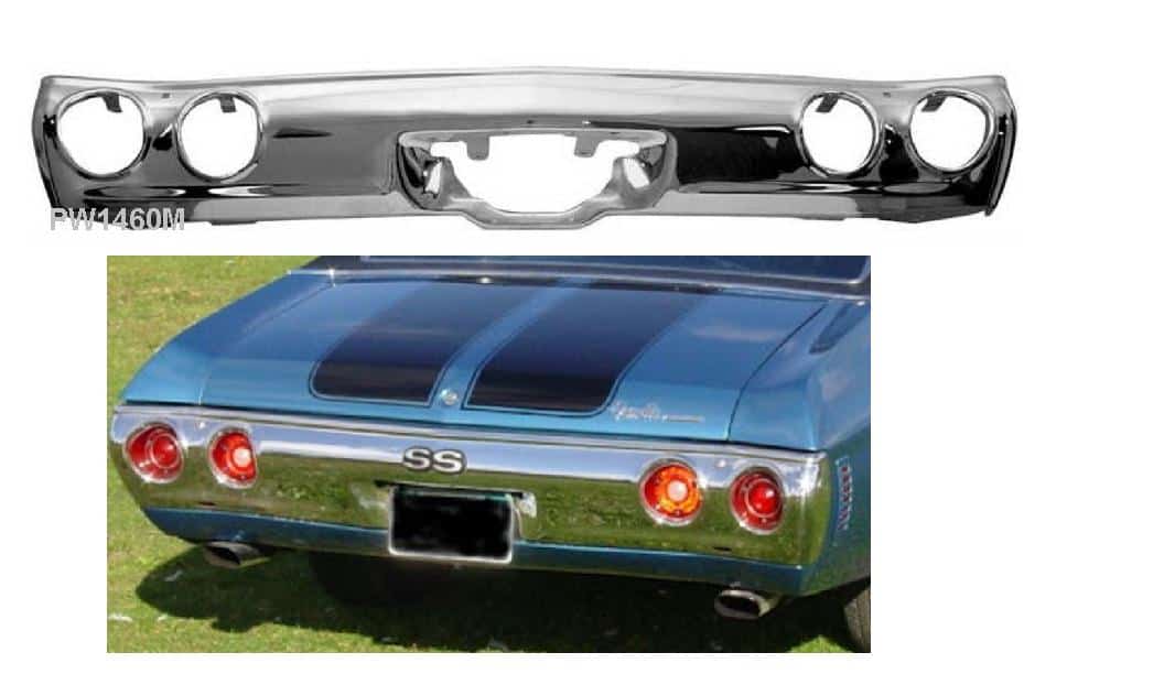 Bumper: 1971-72 Chevelle (Rear)
